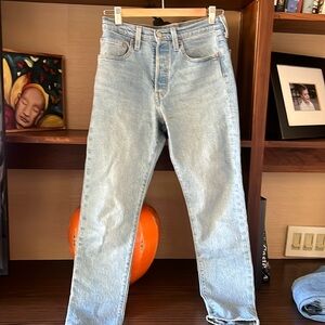 501 Skinny Light Wash Jeans